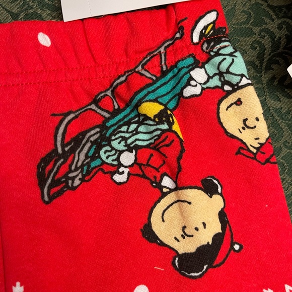 NWT 18m peanuts snoopy lucy outfit joggers pants unisex sweatshirt outfit linus - Picture 6 of 8